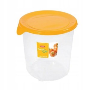 Okrągły pojemnik na żywność Fresh&Go 1L Szczelny pojemnik