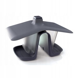 Karmnik Dla Ptaków Podwójny na Poręcz Wiszący