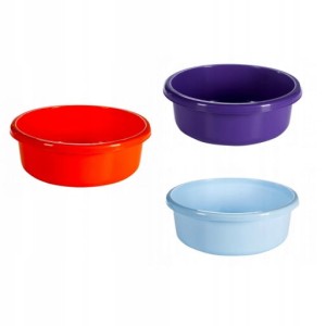 DUŻA Okrągła Miska plastikowa 46cm 18l