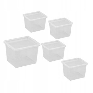 pakiet 5x3l PLASTIKOWY POJEMNIK PUDEŁKO BASIC BOX
