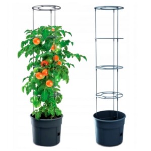 Doniczka z podporą do kwiatów pomidorów DUŻA 12 L donica z tyczką