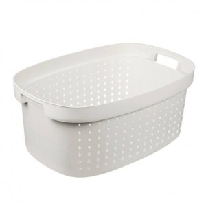 Biały Kosz do magla na pranie SEOUL 42L