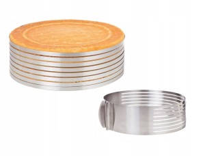 Opaska do tortu ciasta forma obręcz regulowana 24-30 cm