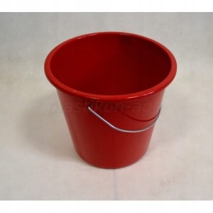 WIADRO DOMOWE 10L mix kolorów wiadro plastikowe