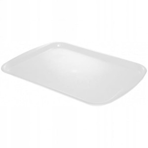Taca barowa Prostokątna 31x44 malinowa biała 2215
