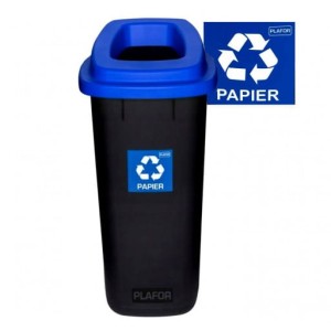 NIEBIESKI-papier PLAFOR 90L SORT BIN kosz śmieci