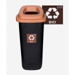 BRĄZOWY - bio stylowy kosz PLAFOR 90L SORT BIN