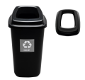 SORT BIN 45L Czarny kosz do segregacji odpadów - idealny do recyklingu