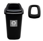 SORT BIN 45L Czarny kosz do segregacji odpadów - idealny do recyklingu