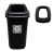 SORT BIN 45L Czarny kosz do segregacji odpadów - idealny do recyklingu