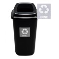 SORT BIN 45L Czarny kosz do segregacji odpadów - idealny do recyklingu