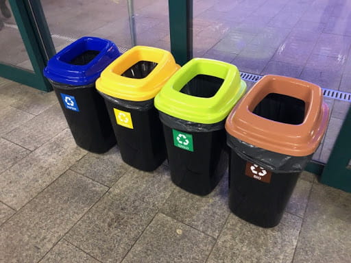 SORT BIN 45L Czarny kosz do segregacji odpadów - idealny do recyklingu