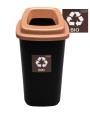 BRĄZOWY- BIO SORT BIN 28L segregacja Śmietnik KOSZ