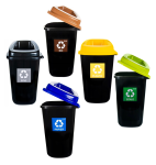 zestaw koszy SEGREGACJA pojemnik SORT BIN 5x30L