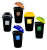 zestaw koszy SEGREGACJA pojemnik SORT BIN 5x30L