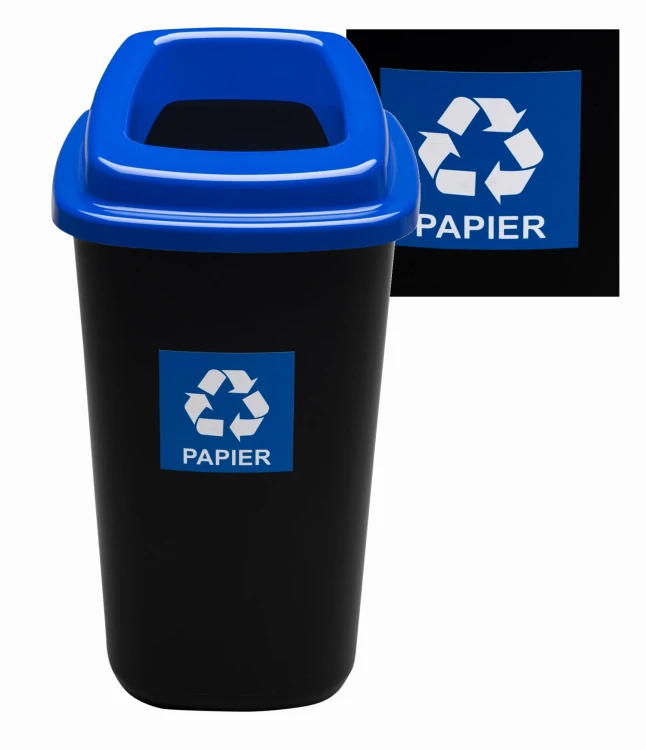 Zestaw 3 Koszy na Papier Sort Bin 30l – Komplet Firmy Plafor