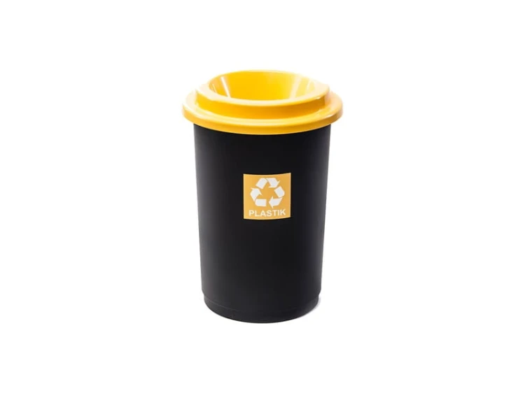 kosze na śmieci żółty KOSZ DO SEGREGACJI NA ŚMIECI 50L ECO BIN