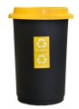 kosze na śmieci żółty KOSZ DO SEGREGACJI NA ŚMIECI 50L ECO BIN