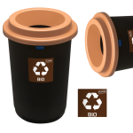 Kosz do Segregacji Bioodpadów ECO BIN 50L – Idealny Pojemnik na Odpady Organicze