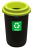 Kosz do Segregacji Śmieci 50L ECO BIN – Zielony Pojemnik na Szkło