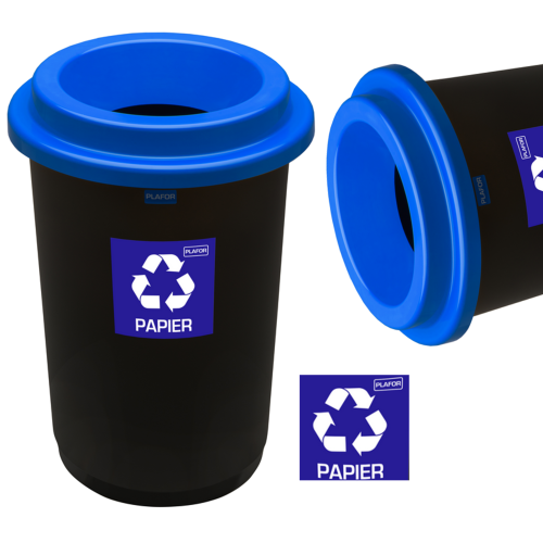 Kosz do Segregacji Papieru 50L ECO BIN – Pojemnik na Odpady Papierowe