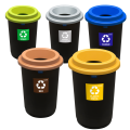 Zestaw 5 Koszy do Segregacji Śmieci 50L ECO BIN – Kompletny Zestaw na Papier, Szkło, Plastik, i Bio