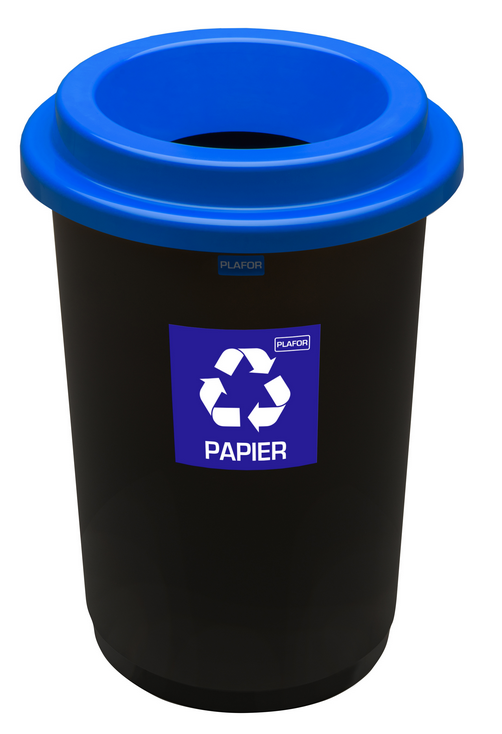 Zestaw 5 Koszy do Segregacji Śmieci 50L ECO BIN – Kompletny Zestaw na Papier, Szkło, Plastik, i Bio