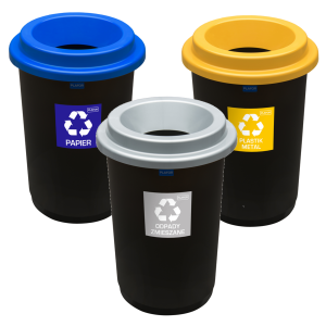 Zestaw 3 Koszy do Segregacji Śmieci 50L ECO BIN – Elastyczny Zestaw z Wyborem Kolorów