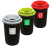 Zestaw 3 Koszy do Segregacji Śmieci 50L ECO BIN – Elastyczny Zestaw z Wyborem Kolorów