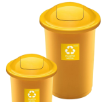 Segreguj z łatwością: TOP BIN Żółty kosz na odpady z plastiku