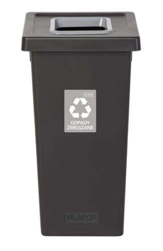 Kosz Segregacyjny FIT BIN 75l – Idealny do Odpadow Zmieszanych, Higieniczny i Funkcjonalny