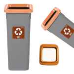 Kosz do segregacji KOSZ FIT BIN 20 L Wąski kosz