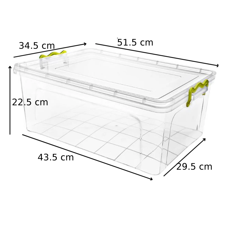 Pojemnik na żywność Plafor Strong Box 27 L Odporność na temperatury od -30°C do 100°C