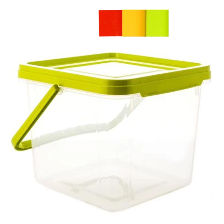 Kwadratowy Pojemnik “Clean BOX” 6,5 l – Przezroczysty do Przechowywania