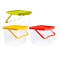 Kwadratowy Pojemnik “Clean BOX” 6,5 l – Przezroczysty do Przechowywania