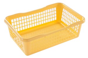 Żółty Koszyk K-3 do Szafki Kuchennej – Duży Organizer 5,8l Praktyczny i Estetyczny