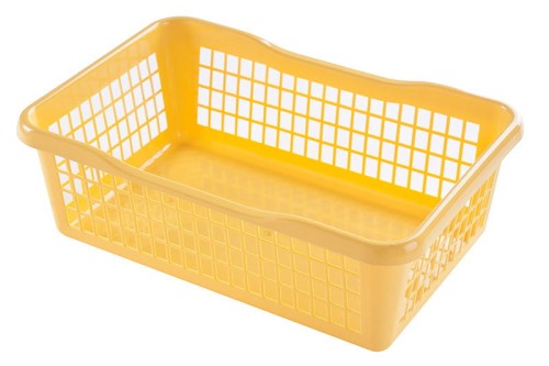 Żółty Koszyk K-3 do Szafki Kuchennej – Duży Organizer 5,8l Praktyczny i Estetyczny