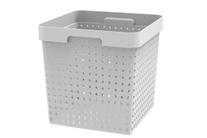 Kosze SEOUL XL Modny i funkcjonalny organizer do każdego wnętrza SZARY 21L