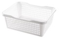 Biały Koszyk K-5 – Duży Organizer do Szafki Kuchennej, Pojemny i Elegancki