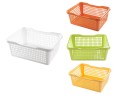 Biały Koszyk K-5 – Duży Organizer do Szafki Kuchennej, Pojemny i Elegancki