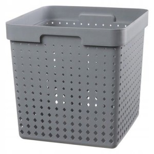 Pojemnik do garderoby SEOUL XL szary 21l Organizer na zabawki