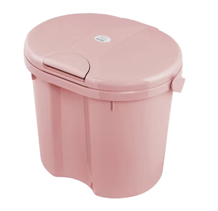 RÓŻOWY Kosz na pieluchy Top Zero Waste Soft Rose – Higieniczny praktyczny