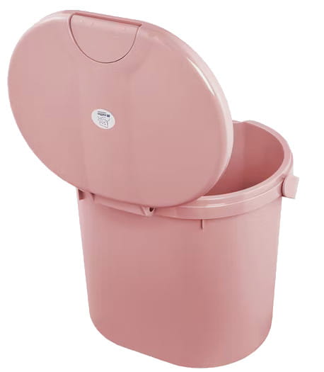 RÓŻOWY Kosz na pieluchy Top Zero Waste Soft Rose – Higieniczny praktyczny