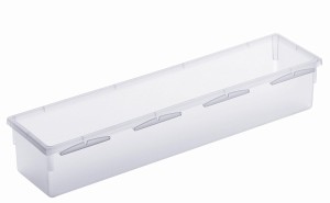 Organizer do szuflady 30x8 cm – Przezroczysty pojemnik do przechowywania akcesoriów