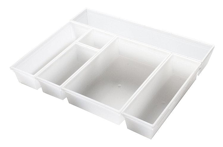 Organizer do szuflady 30x8 cm – Przezroczysty pojemnik do przechowywania akcesoriów