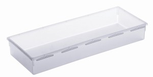 Organizer do szuflady Rotho Basic 38x15 cm – Przezroczysty pojemnik na akcesoria