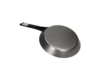 PATELNIA ZE STALI WĘGLOWEJ 24cm CYGAŃSKA stalowa INDUKCJA nieprzywierająca