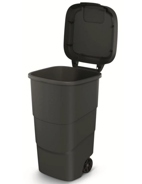 Kosz na śmieci 110L z kółkami Prosperplast Wheeler  Mobilny, szczelny, mocny