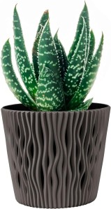 Doniczka Sandy Round Antracyt DSR220 – Elegancka doniczka do domu i ogrodu 22 cm