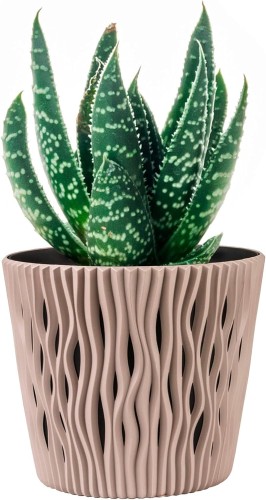 Funkcjonalna doniczka DSR190 kwiaty domowe, osłonka, wkład